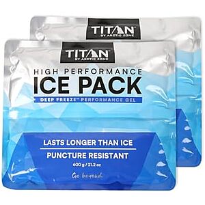 2-Pk 21.2-Oz Arctic Zone Titan Deep Freeze Ice Pack $11.40