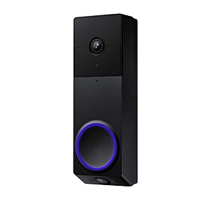 Wyze Wireless Duo Cam Video Doorbell, Battery Powered, 2K Full HD Video, 2 Cameras (People and Package), Color Night Vision $79.98