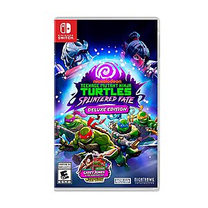 Teenage Mutant Ninja Turtles: Splintered Fate Deluxe Edition (Switch) $19.99 + Free Shipping w/ Prime, Walmart+ or on $35+