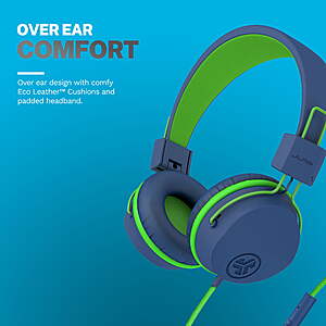 JLab JBuddies Studio On-Ear Kids Wired Headphones $12.88