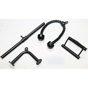4-Pc BalanceFrom Powergainz Pulldown Exercise Machine Attachments $17.83 + Free Shipping w/ Walmart+ or on $35+