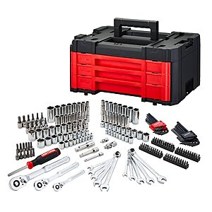 CRAFTSMAN VERSASTACK 242-Piece Metric & SAE Mechanics Tool Set w/ Hard Case $99 + Free Shipping