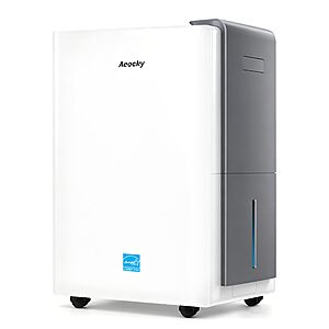 AEOCKY 7000 Sq.Ft Energy Star Dehumidifier, Max 140 Pint/Day Smart Compressor Dehumidifier with Drain Hose, Intelligent Humidistat $339.97