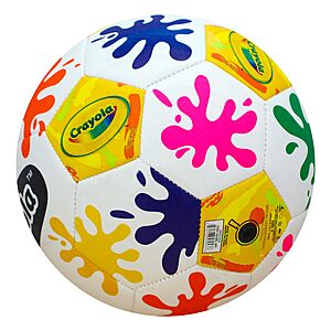 Crayola Size 5 Soccer Ball (Ink Splash) $6.60 + Free Shipping w/ Prime or on $35+