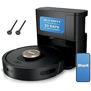 $269.99* | Shark AV2501AE AI Robot Vacuum with XL HEPA Self-Empty Base at Amazon