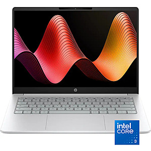 HP - 14" 2K Touchscreen Chromebook Plus - Intel Core 3 N355 - 8GB Memory - 128GB UFS - Glacier Silver $379 Bestbuy.com