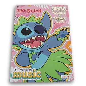 80-Page Lilo and Stitch Here for The Music Coloring and Activity Book $3.15 + Free Shipping w/ Prime or on orders over $35