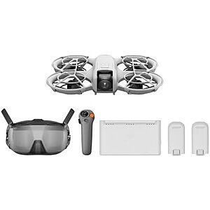 $369* | DJI Neo 4K Mini Drone Motion Fly More Combo w/ Goggles N3, 3x Batteries at Amazon