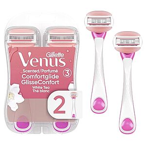 [SnS, AC] $3.64 | 2-Count Gillette Venus ComfortGlide Disposable Razors for Women at Amazon