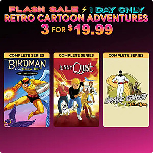 Fanflix: Series Bundle: Jonny Quest: Season 1, Birdman and the Galaxy Trio: Season 1, Space Ghost and Dino Boy: Season 1 $19.99