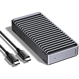 $66.47* | UGREEN 40Gbps M.2 NVMe Portable Aluminum Enclosure at Amazon