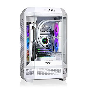 YMMV Thermaltake LCGS Reactor 7897XS Gaming Desktop (AMD Ryzen™ 7 7800X3D, 32GB 5600MT/s DDR5 RGB Memory, AMD Radeon™ RX 9070 XT, 2TB NVMe M.2, WiFi, Windows 11) for $1488