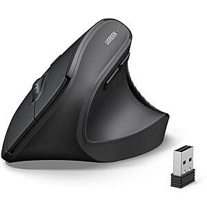 $14.99* | UGREEN Wireless Bluetooth Vertical Ergonomic Mouse at Amazon