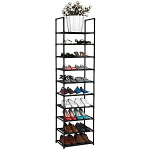 $13.27* | FIDUCIAL HOME 10-Tiers (20-25 Pairs) Shoe Rack at Amazon