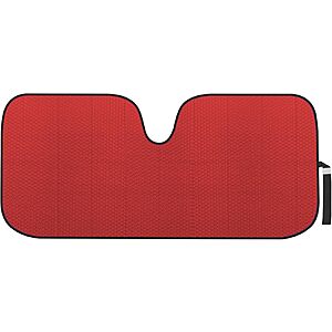 Motor Trend 66" x 27" Jumbo Accordion Folding Windshield Sun Shade (Red) $13.71 + Free Shipping w/ Prime or on $35+