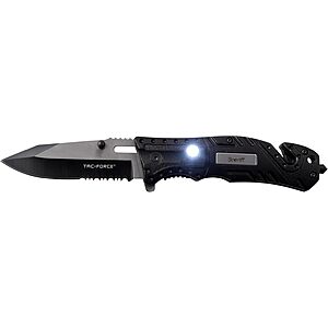 Tac-Force 3.25" Folding Pocket Knife w/ LED Light (Two Tone) $9.80 + Free Shipping w/ Prime or on $35+