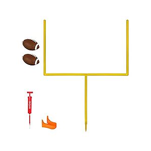 8' GoSports PRO Kick Challenge Field Goal Set w/ 2 Footballs & Kicking Tee $24.99 + Free Shipping w/ Prime