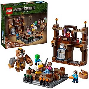 $34.99 | 491-Piece LEGO Minecraft: A Minecraft Movie - Woodland Mansion Fighting Ring (21272, 2025) at Amazon
