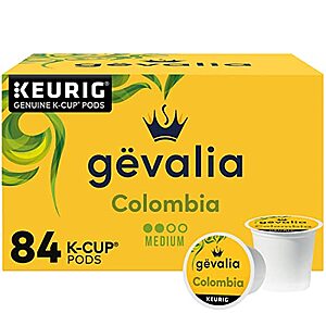 [SnS, AC] $31.48 | 84-Count Gevalia Colombia K-Cup Coffee Pods at Amazon