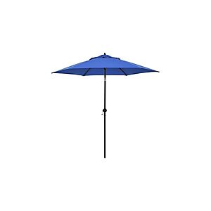 9ft Rd Powdercoated Steel, Crank Open, Push Tilt Patio Umbrella, 7 colors available, $24.99, FS PRIME, Woot!