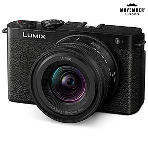 Panasonic LUMIX S9 Full-Frame Mirrorless Camera with S 18-40mm F4.5-6.3 Lens, (various colors) $1397.99