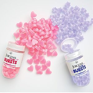 Jergens Lotion Bursts Shaped Moisturizer (Lavender or Cherry) $4.86 w/ S&S + Free Shipping w/ Prime or on $35+