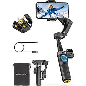 AOCHUAN Smart X3 360° Pan Rotation Gimbal Stabilizer for iPhone $37.35
