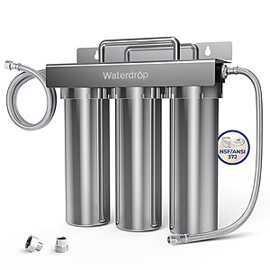 Waterdrop Stainless Steel TST-UF 0.01μm Ultra-Filtration Under Sink Water Filter System $134.90 + Free Shipping
