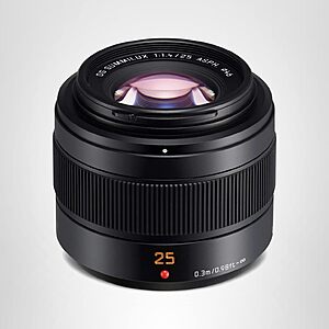 Panasonic Lumix G Leica DG Summilux Lens: H-XA025 $647.99