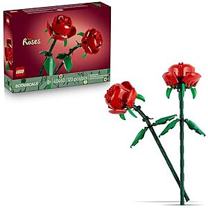 $8.79* | 120-Pc LEGO Botanicals Roses Building Set at Amazon