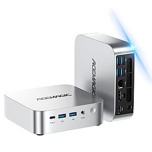 ACEMAGIC K1 Mini PC: i5-12600H, 16GB DDR4 RAM, 512GB SSD, Win 11 Pro $404.19