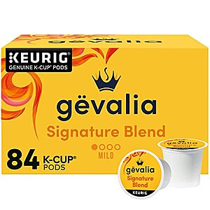 [SnS, AC] $31.48 | 84-Count Gevalia Signature Blend Mild Light Roast K-Cup Coffee Pods at Amazon