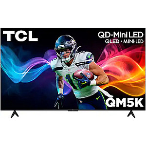 TCL 75" Class QM5K Series 4K UHD HDR QD Mini LED Smart TV with Google TV (2025) $599.99