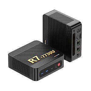 BOSGAME P4 Ultra Mini PC: Ryzen 7 7730U, 16GB DDR4, 1TB PCIe SSD $389.66