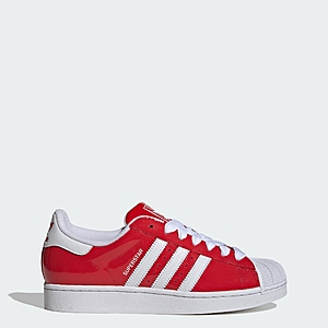 adidas men Superstar II Shoes (Size 7 - 11, Better Scarlet / Cloud White / Better Scarlet) $39.6
