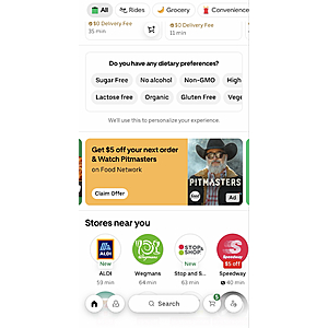 $5 off Uber Eats order