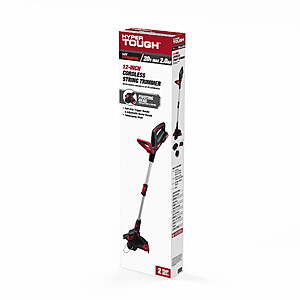 Hyper Tough 20V Max Cordless 12-inch String Trimmer Brushes YMMV $33