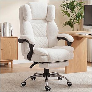 GTPLAYER Big & Tall Ergonomic Office/Gaming Chair w/ Pocket Spring Cushion, Footrest & 145° Recline (3 Colors/Materials) $107.99 + Free Shipping