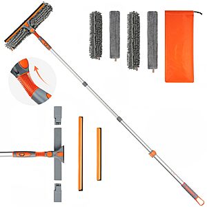4-in-1 Eazer Rotatable Window Squeegee Cleaner w/ 65" Extension Pole $15.59 + Free Shipping w/ Prime or on $35+