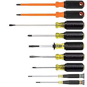 $39.98* | 9-Pc Klein Tools Electrician Screwdriver Set at Amazon