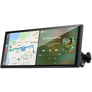 LAMTTO 9.26" Wireless Screen for Car w/ CarPlay & Android Auto $58.90 + Free Shipping