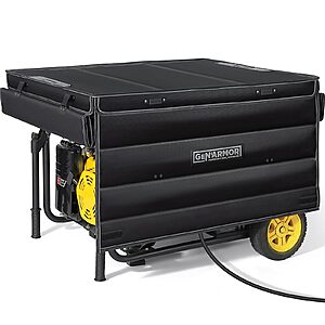 GenArmor Waterproof Generator Running Cover w/ Metal Frame (Fits Most 4000W–13000W Generators, Black or Gray) from $86.91 & More + Free Shipping