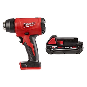 Milwaukee M18 18-Volt Lithium-Ion Cordless Compact Heat Gun with (1) 2Ah Battery $159