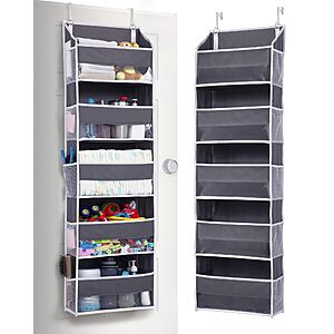 [Prime] ULG Over Door Organizer w/ 5 Large & 10 Mesh Side Pockets $12.59 + Free Shipping