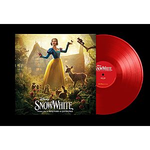 Disney's "Snow White" (2025 Original Soundtrack Ruby Vinyl LP + MP3 Album) $13.80 + Free Shipping w/ Prime or on $35+