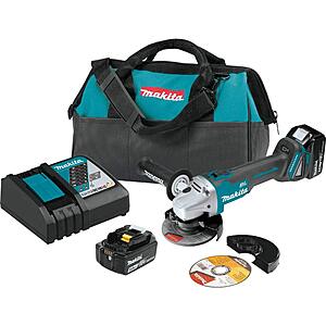Makita XAG04T 18V LXT BL 4-1/2"/ 5" Cut-Off/Angle Grinder Kit $324.3