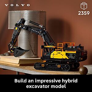 LEGO Technic Volvo EC500 Hybrid Excavator (42215) at Amazon for $381.14/11% Off