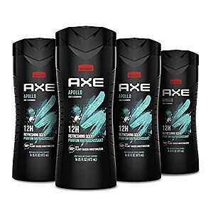 [SnS, AC] $10.22* | 4-Count 16-Oz Axe Body Wash (Sage & Cedarwood) at Amazon