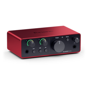 (Factory Refurbised) Focusrite Scarlett Solo 4th Gen Audio Interface w/ 3yr Warranty $110 + Free Shipping