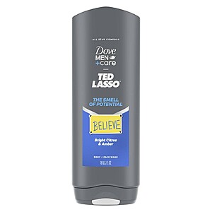 Dove Men+Care Ted Lasso Limited Edition Body & Face Wash Citrus & Amber - 18 fl oz $1.99 AC